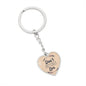 Don't Just Exist, Live, Inspirational Gift, Motivational Gifts, Acessories, Heart Pendant Keychain