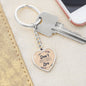 Don't Just Exist, Live, Inspirational Gift, Motivational Gifts, Acessories, Heart Pendant Keychain