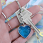 Semicolon Keychain, Semicolon Gift, Semicolon Heart Keychain, Suicide Awareness, Mental Health