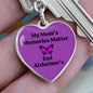 Memories Matter Alzheimers Keychain, Alzheimers Gifts, Alzheimers Awareness Mother, Alzheimers Support Mom