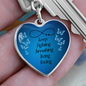 Semicolon Keychain, Semicolon Gift, Semicolon Heart Keychain, Suicide Awareness, Mental Health