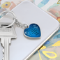 Semicolon Keychain, Semicolon Gift, Semicolon Heart Keychain, Suicide Awareness, Mental Health