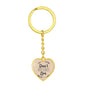 Don't Just Exist, Live, Inspirational Gift, Motivational Gifts, Acessories, Heart Pendant Keychain