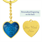 Semicolon Keychain, Semicolon Gift, Semicolon Heart Keychain, Suicide Awareness, Mental Health