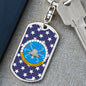 U.S. Navy Keychain, USS Dwight D. Eisenhower Keychain, Gift For Navy Vet