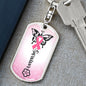 Survivor Breast Cancer Keychain, Breast Cancer Survivor Gift, Pink Ribbon Survivor Gift