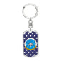 U.S. Navy Keychain, USS Dwight D. Eisenhower Keychain, Gift For Navy Vet