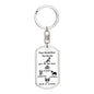 Dogs Should Run The World, Dog Lover Keychain, Dog Humor, Animal Lover Keychain, Gift For Vet Tech, Gift For Veteranarian