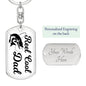 Fishing Gift, Fishing Gift For Dad, Fishing Keychain For Dad, Father's Day Fishing Gift, Fisherman Gift, Fisherman Keychain, Birthday Gift For Dad