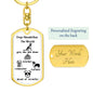 Dogs Should Run The World, Dog Lover Keychain, Dog Humor, Animal Lover Keychain, Gift For Vet Tech, Gift For Veteranarian