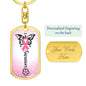 Survivor Breast Cancer Keychain, Breast Cancer Survivor Gift, Pink Ribbon Survivor Gift