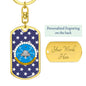 U.S. Navy Keychain, USS Dwight D. Eisenhower Keychain, Gift For Navy Vet