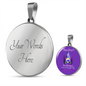 Alzheimers Necklace, Alzheimers Awareness, Alzheimers In Memory Of, Alzheimers Disease, Alzheimers Purple, End Alzheimers