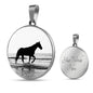 Horse Necklace Equestrian Necklace Personalized Horse Pendant Necklace - TreasureNoni