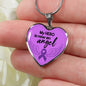 Alzheimer's Awareness Necklace, Alzheimer's Awareness Jewelry, End Alzheimer's Jewelry - TreasureNoni