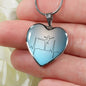 Ballerina Heart Pendant Ballerina Heartbeat Design Necklace - TreasureNoni