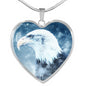 Eagle Pendant, Eagle Jewelry, Eagle Necklace with the Option to Engrave - TreasureNoni