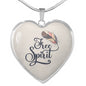 Free Spirit Heart Pendant, Gift For Teen Girls, Free Spirit Jewelry For Girls - TreasureNoni