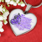 Alzheimer's In Memory Of Necklace, Alzheimer's Jewelry, Alzheimer's Disease, Alzheimers Awareness, Personalized Alzheimer's Necklace, Alzheimer's Gift