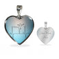 Ballerina Heart Pendant Ballerina Heartbeat Design Necklace - TreasureNoni