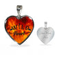 Wild Heart Necklace, Wild Heart Pendant, Unique Wild Heart Jewelry
