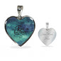 Inspirational Necklace, Inspirational Jewelry, Be Brave Heart Pendant Necklace - TreasureNoni