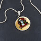 Dia De Los Muertos, Mexican Catrina Skull Pendant Necklace, Sugar Skull With Roses, Sugar Skull Necklace, Calavera Day of The Dead Necklace