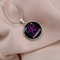 Alzheimers Awareness Necklace, Alzheimers Support, Alzheimers Caregivers, Alzheimers Support Jewelry