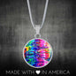 Rainbow Necklace and Bracelet-Sold Separately LGBTQ Rainbow Pride Necklace and Bracelet - TreasureNoni