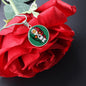 Calavera Mexicana Flag, Mexican Skull Flag Necklace, Dia de los Muertos, Mexican Skull Flag Gift For Women, Collar Bandera Calavera Mexicana