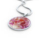 Unique floral design pendant necklace with the option to engrave - TreasureNoni