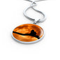 Cat on a Limb Cat Lovers Pendant Necklace with the Option to Engrave - TreasureNoni