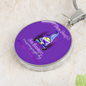 Alzheimers Necklace, Alzheimers Awareness, Alzheimers In Memory Of, Alzheimers Disease, Alzheimers Purple, End Alzheimers