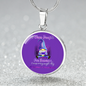 Alzheimers Necklace, Alzheimers Awareness, Alzheimers In Memory Of, Alzheimers Disease, Alzheimers Purple, End Alzheimers