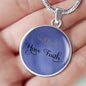 Faith Necklace, Faith Pendant, Religious Jewelry, Christian Jewelry - TreasureNoni