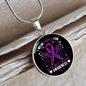 Alzheimers Awareness Necklace, Alzheimers Support, Alzheimers Caregivers, Alzheimers Support Jewelry