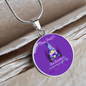 Alzheimers Necklace, Alzheimers Awareness, Alzheimers In Memory Of, Alzheimers Disease, Alzheimers Purple, End Alzheimers