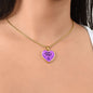 Alzheimer's Awareness Necklace, Alzheimer's Awareness Jewelry, End Alzheimer's Jewelry, Alzheimer's In Memory Of