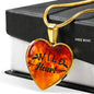 Wild Heart Necklace, Wild Heart Pendant, Unique Wild Heart Jewelry