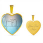 Ballerina Heart Pendant Ballerina Heartbeat Design Necklace - TreasureNoni