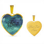 Inspirational Necklace, Inspirational Jewelry, Be Brave Heart Pendant Necklace - TreasureNoni