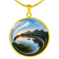 Mountain Jewelry, Mountain Bracelet, Mountain Pendant, Nature Jewelry - TreasureNoni