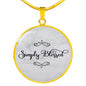 Blessed Pendant Necklace, Religious Jewelry, Gift for Christians - TreasureNoni