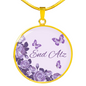 End Alz Necklace, Alzheimer's Jewelry, Alzheimer's Disease, Alzheimers Awareness Gift, Personalized Alzheimer's Necklace, Alzheimers Support