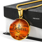Believe Inspirational Pendant, Believe Motivational Jewelry, Believe Strength Necklace - TreasureNoni