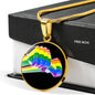 Pride Necklace, LGBTQ Pride Necklace, LGBTQ Strength Necklace - TreasureNoni