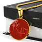 Heartbeat Runner Heartbeat Jogging Pendant Necklace - TreasureNoni