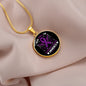 Alzheimers Awareness Necklace, Alzheimers Support, Alzheimers Caregivers, Alzheimers Support Jewelry