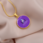 Alzheimers Necklace, Alzheimers Awareness, Alzheimers In Memory Of, Alzheimers Disease, Alzheimers Purple, End Alzheimers