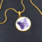 Pray For A Cure Alzheimers Necklace, Alzheimers Awareness, Alzheimers Disease, End Alzheimers, Alzheimer's Pendant, Alzheimer's Support